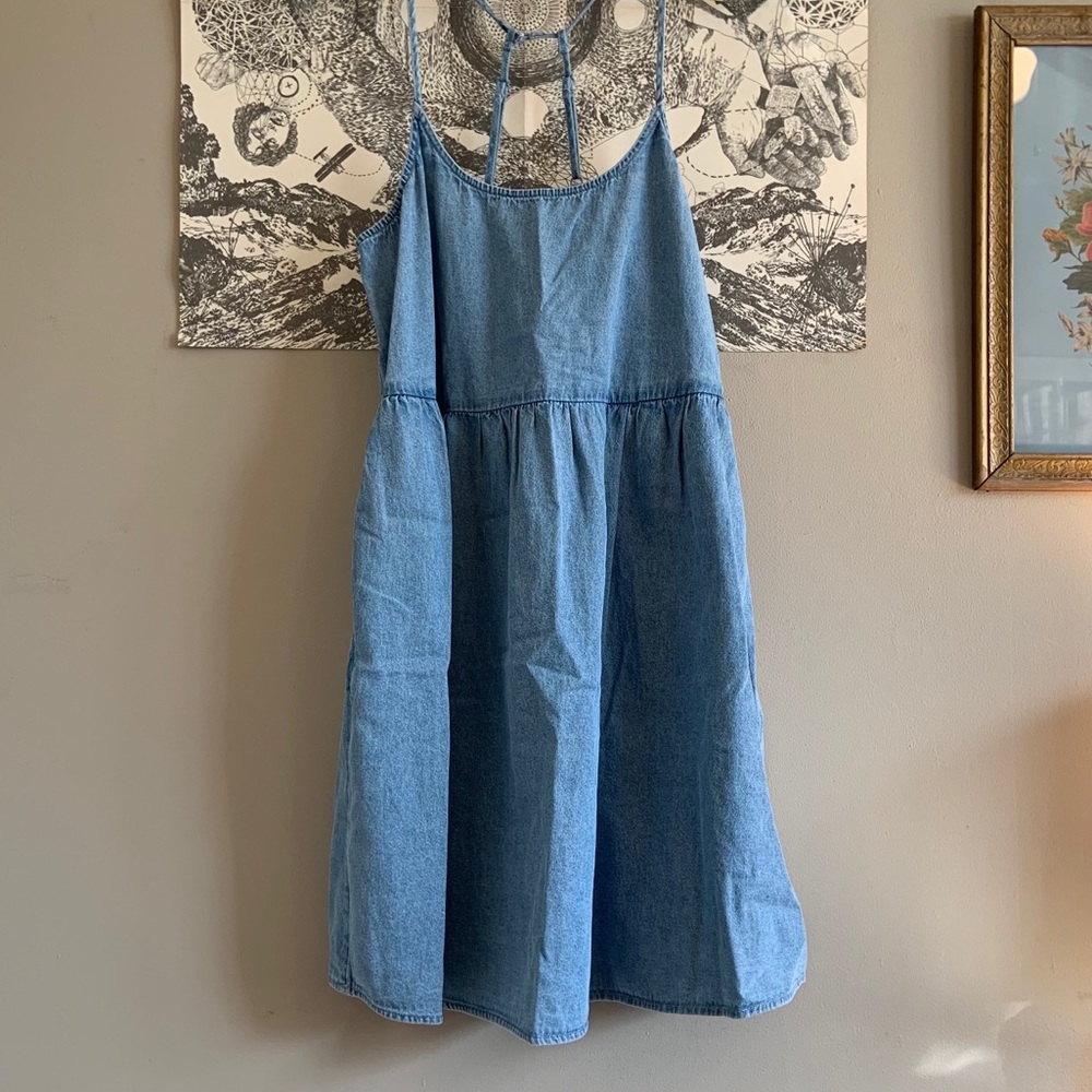 American Eagle | Chambray Mini Dress